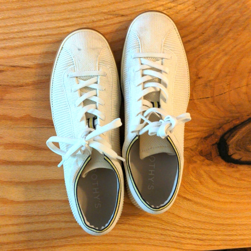 Rothys white sneakers